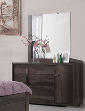 YONKERS DRESSING TABLE & MIRROR - ( 13-15-14-1-3-15)  - CHARCOAL OAK