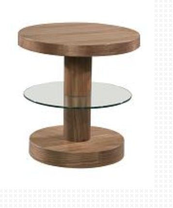 SWAN  (WD-106) LAMP TABLE -  WALNUT