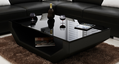 GORICA 5 SEATER CORNER LOUNGE SUITE WITH MATCHING COFFEE TABLE (K5009B) - CHOICE OF LEATHER AND ASSORTED COLOURS AVAILABLE