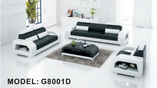 ROLDERMO  3 SEATER + 2 SEATER + 1 SEATER LOUNGE  SUITE WITH  COFFEE TABLE - CHOICE OF LEATHER AND ASSORTED COLOURS AVAILABLE