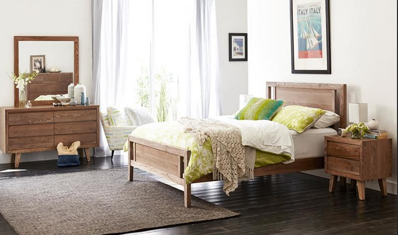 Ohklahoma King 5 Piece Dresser Bedroom Suite (MODEL 1-19-3-5-14-19-9-15-14)