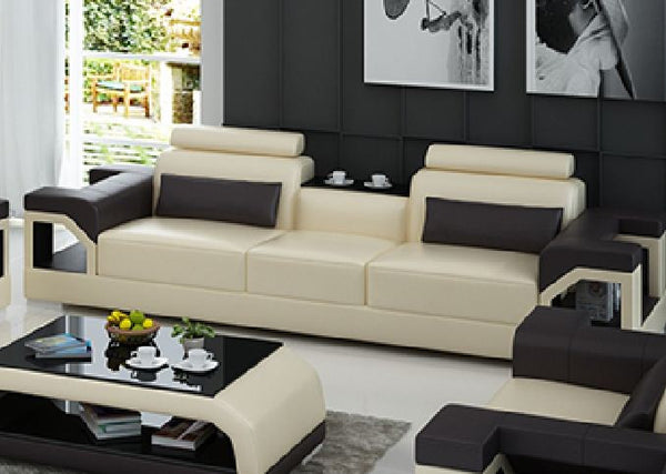 TILI LEATHERETTE 3 SEATER SOFA - CHOICE OF LEATHER & ASSORTED COLOURS AVAILABLE