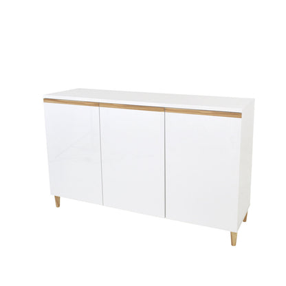 CARRIE 3 DOORS BUFFET - 900(H) x 1500(W) -  HIGH GLOSS WHITE / CYPRESS TRIM