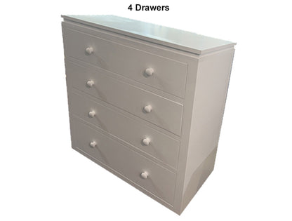 CELINE (AUSSIE MADE) 6 DRAWER TALLBOY WITH KICK BOARD COLLECTION - ASSORTED PAINTED COLOURS - STARTING FROM $999