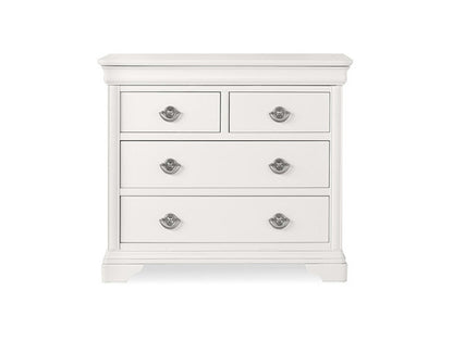 EXCLUSIVE COLLECTION: KING CHANTILLY 6 PIECE (THE LOT) BEDROOM SUITE + STOOL - WHITE - FREE SHIPPING