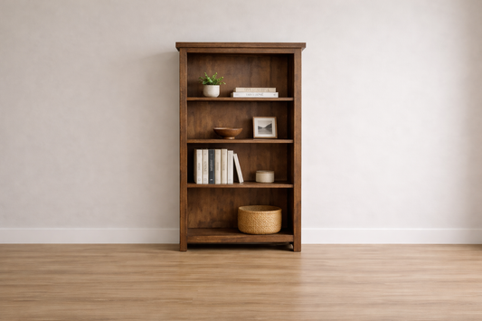 Jackie (AUSSIE MADE) Lowline Bookcase Collection - Tasmania Oak Combination - Assorted Stained Colours