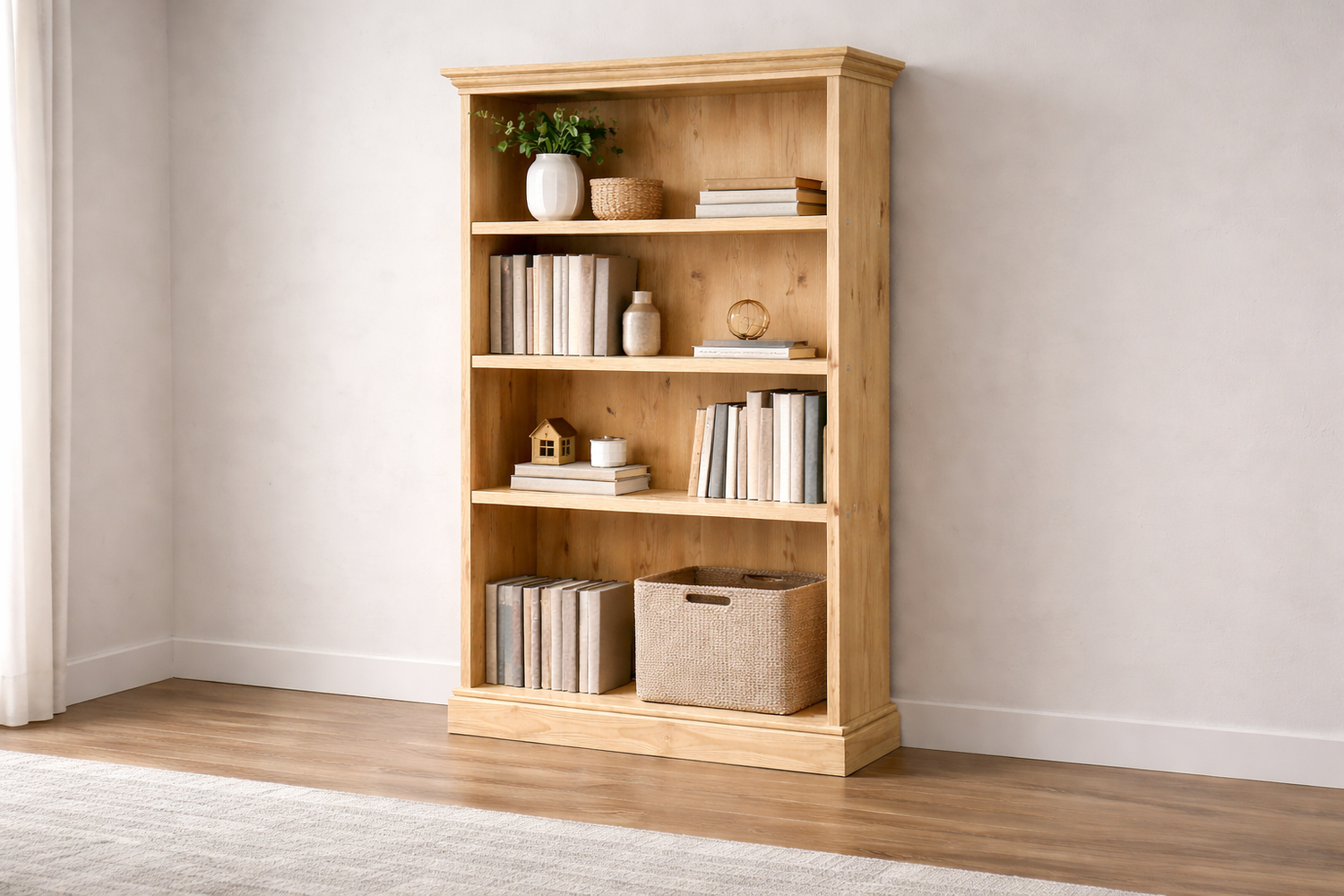 Industrialised (AUSSIE MADE) Lowline Bookcase Collection - Assorted Stained Colours