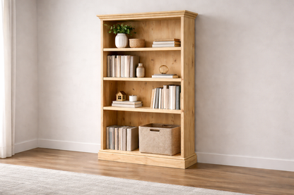 Industrialised (AUSSIE MADE) Lowline Bookcase Collection - Assorted Stained Colours