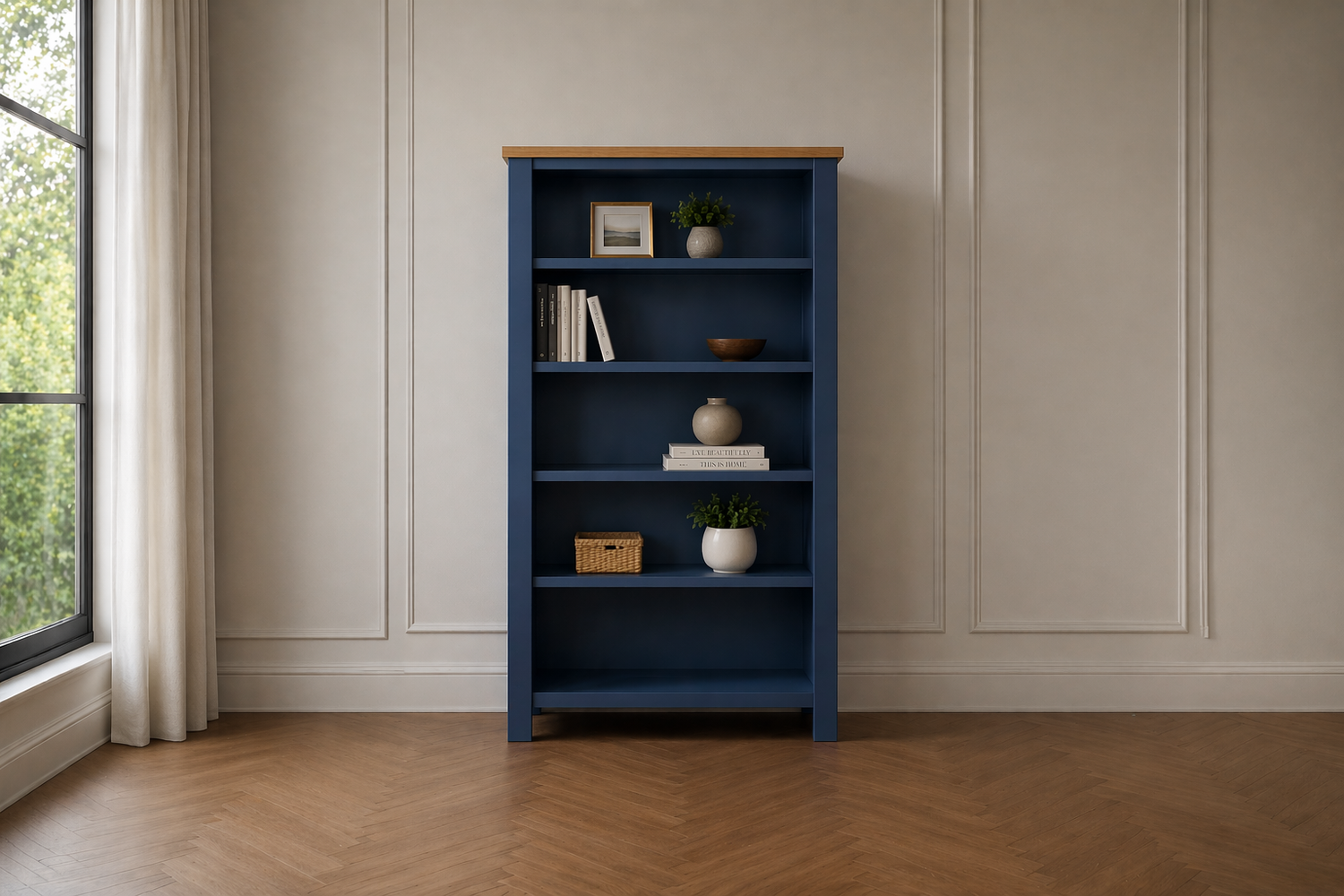 Eden (AUSSIE MADE) Lowline Bookcase Collection - Assorted Painted Colours