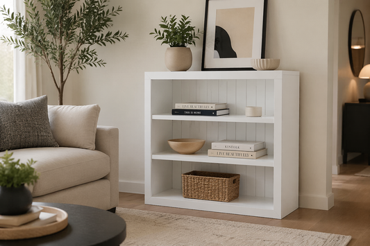 Moderno (AUSSIE MADE) Lowline Bookcase Collection - Assorted Painted Colours