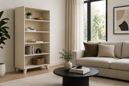 Newport (AUSSIE MADE) Lowline Bookcase Collection - Assorted Stained Colours