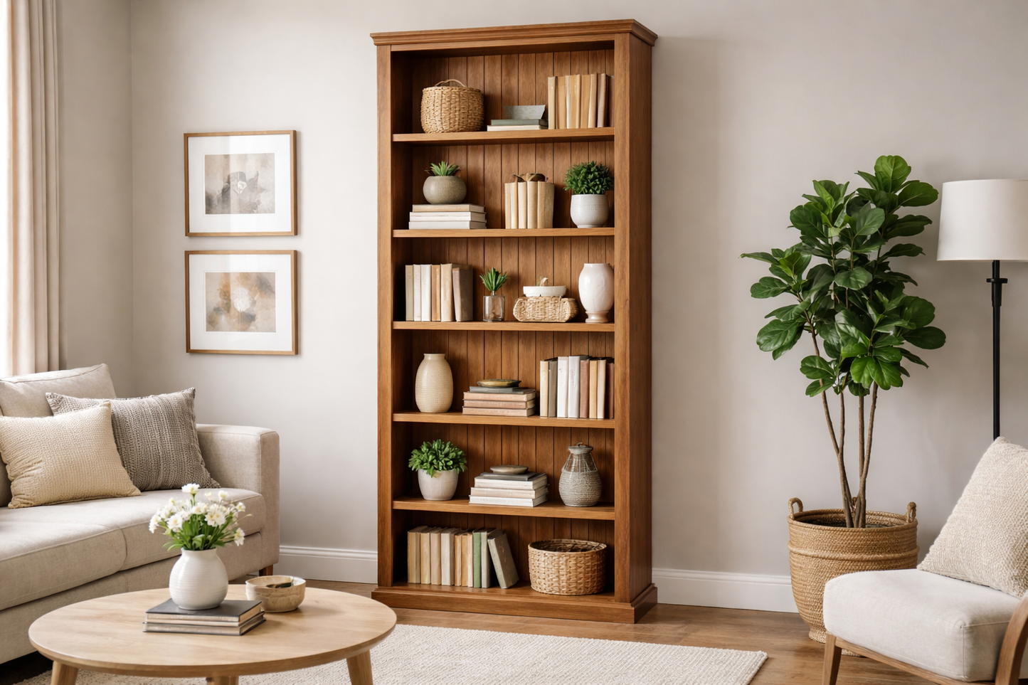 Ohio (AUSSIE MADE) Highline Bookcase With 40mm Facings Collection - Assorted Colours
