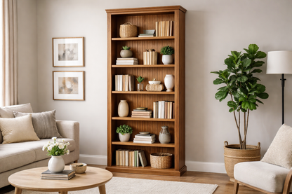 Ohio (AUSSIE MADE) Highline Bookcase With 40mm Facings Collection - Assorted Colours