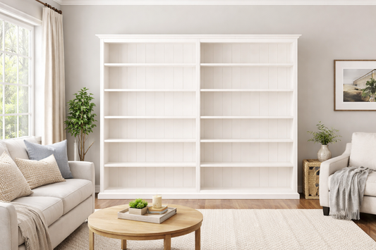 Mudgee (AUSSIE MADE) Highline Bookcase (3 SECTIONS) Pigeon Paired Collection - Assorted Painted Colours