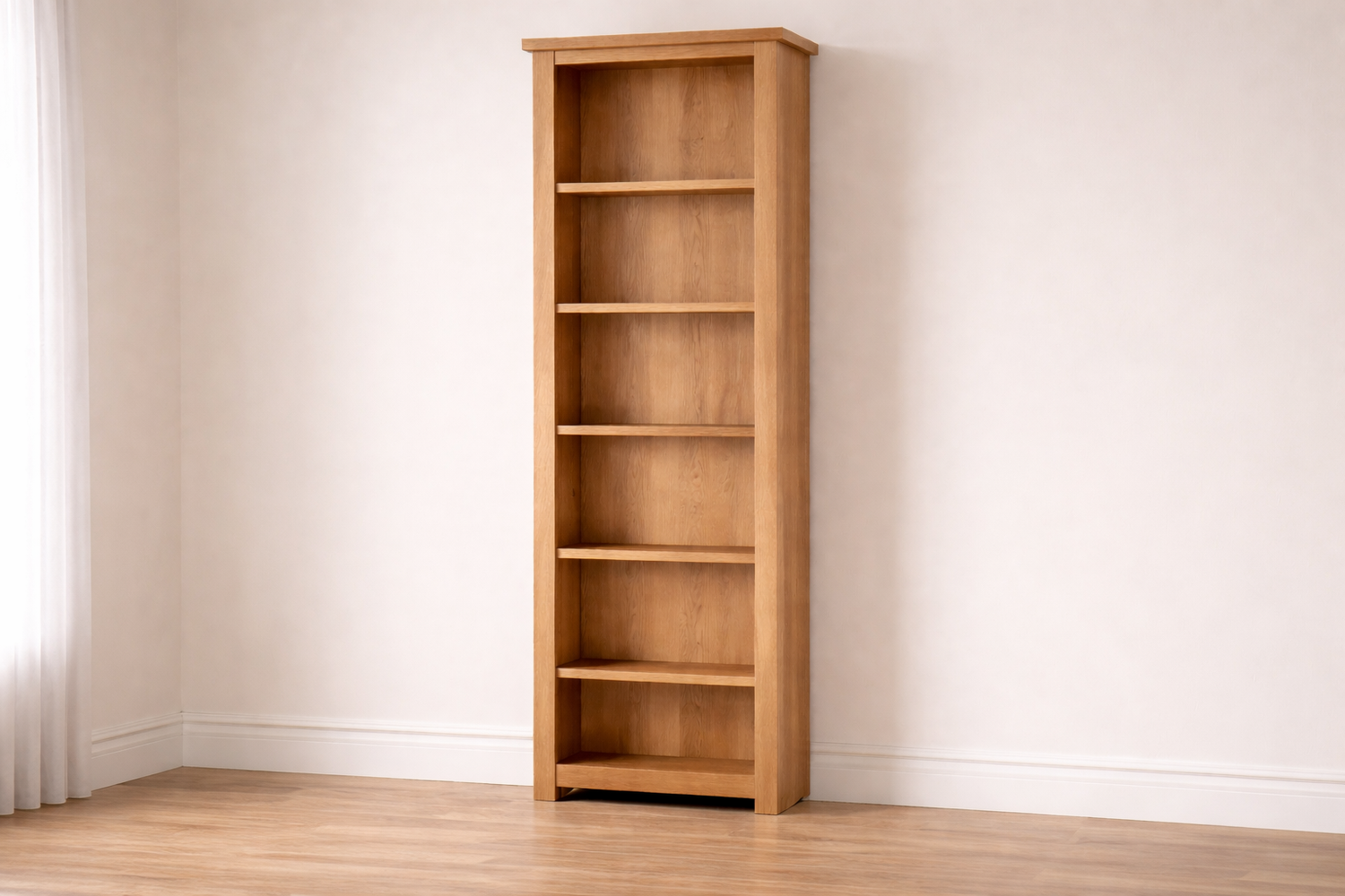 Eminence (AUSSIE MADE) Skinny Bookcase Collection - Tassie Oak Combination - Assorted Stained Colours