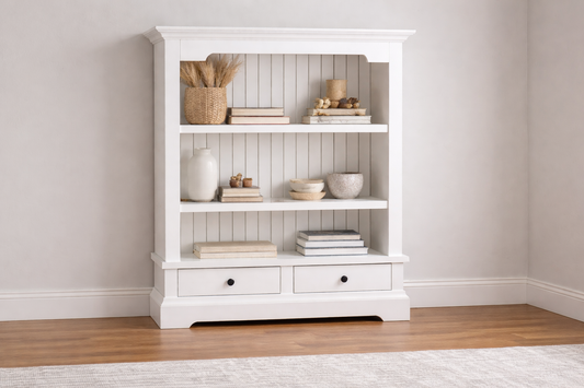 Williamson (AUSSIE MADE) Lowline Bookcase With 2 Drawers Collection - Assorted Painted Colours