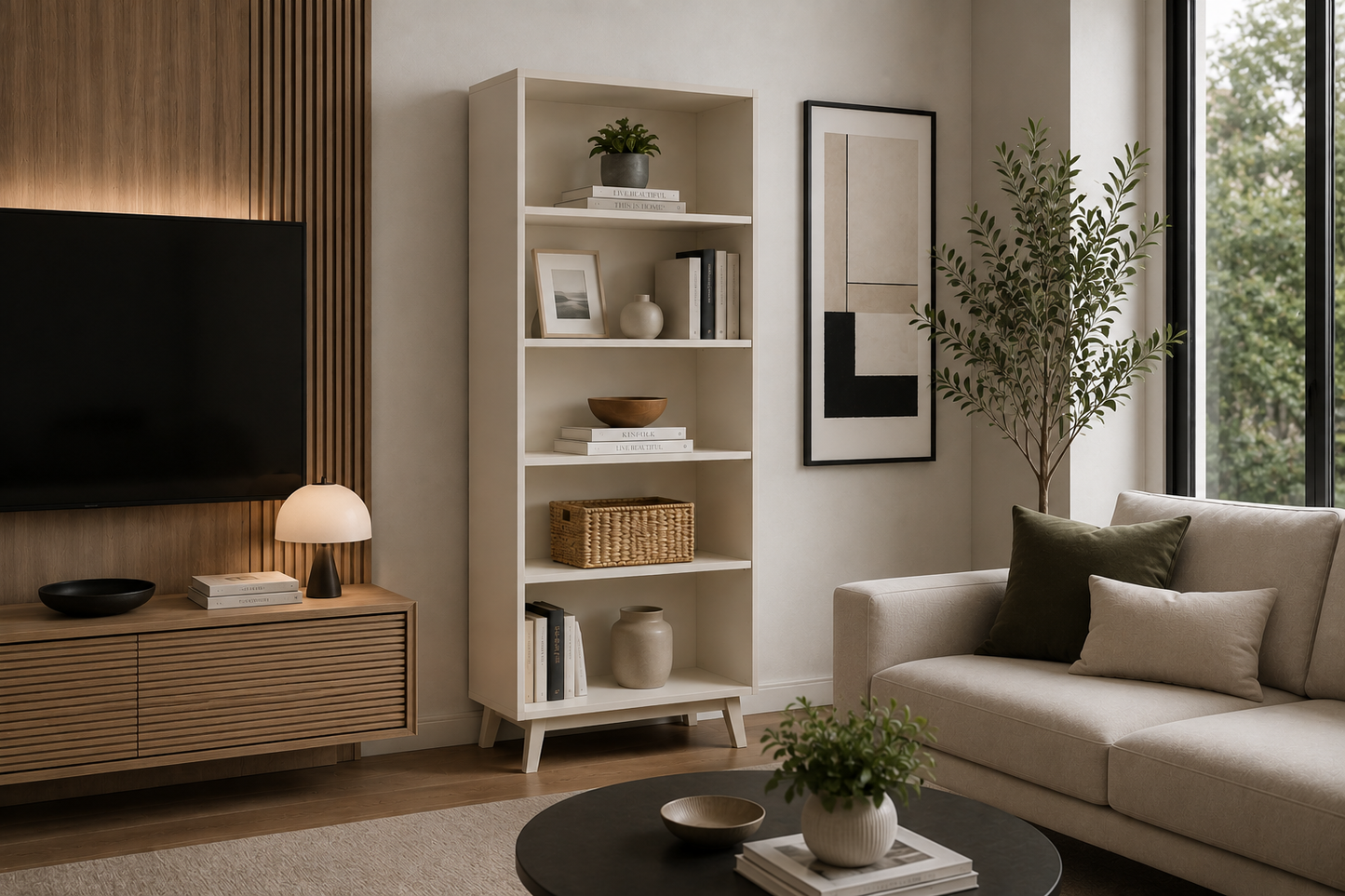Newport (AUSSIE MADE) Highline Bookcase Collection - Assorted Painted Colours