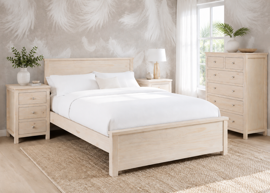 Double Ozark (AUSSIE MADE) Timber Bed - Assorted Painted Colours