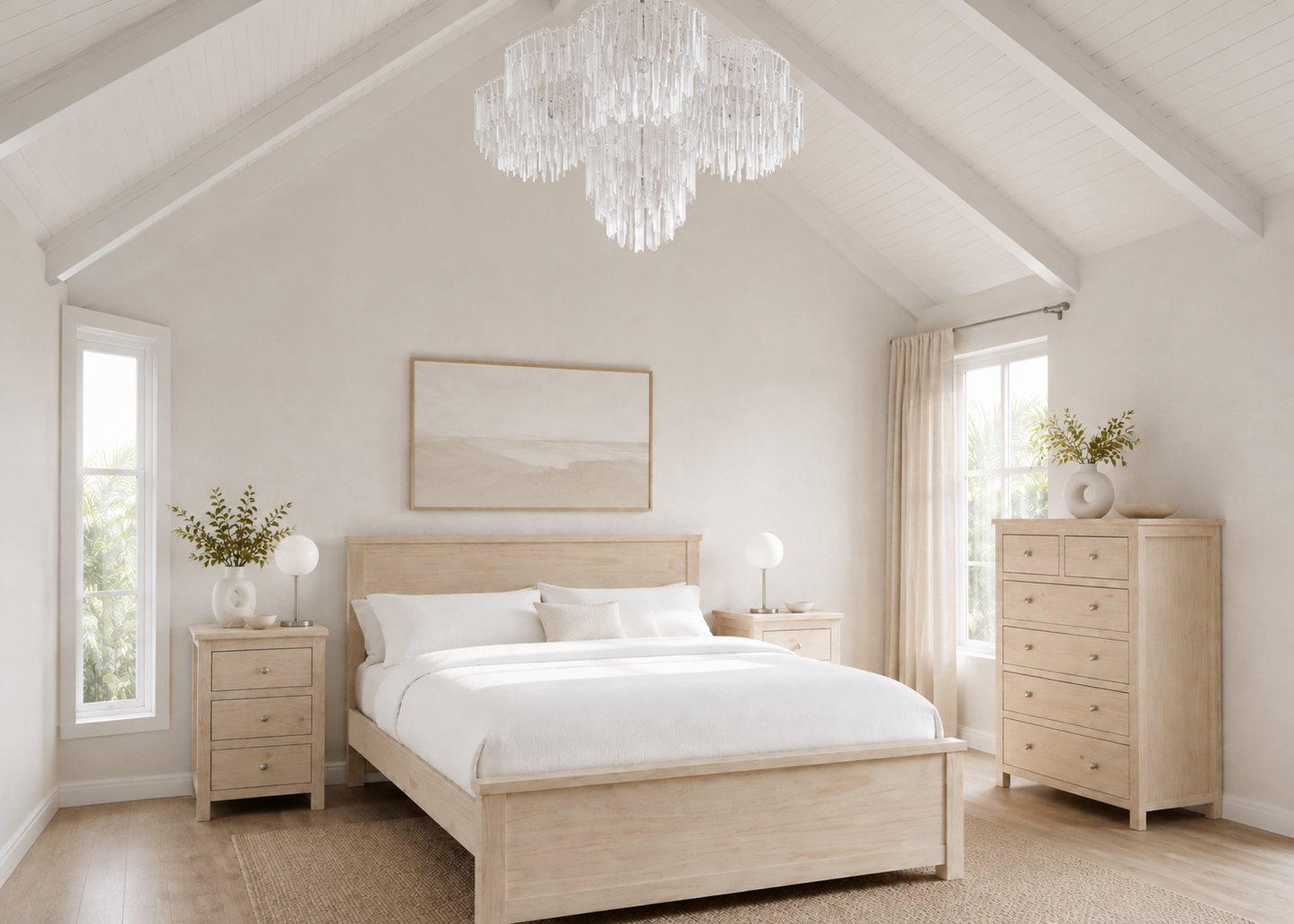 Double Ozark (AUSSIE MADE) Timber Bed - Assorted Painted Colours
