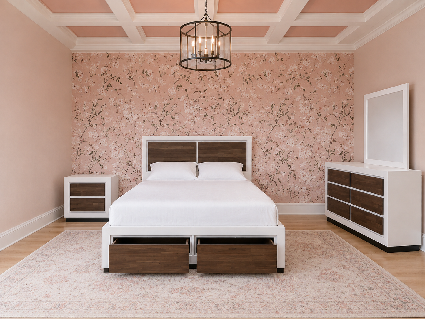 Jared King Taskie Oak Bed Only