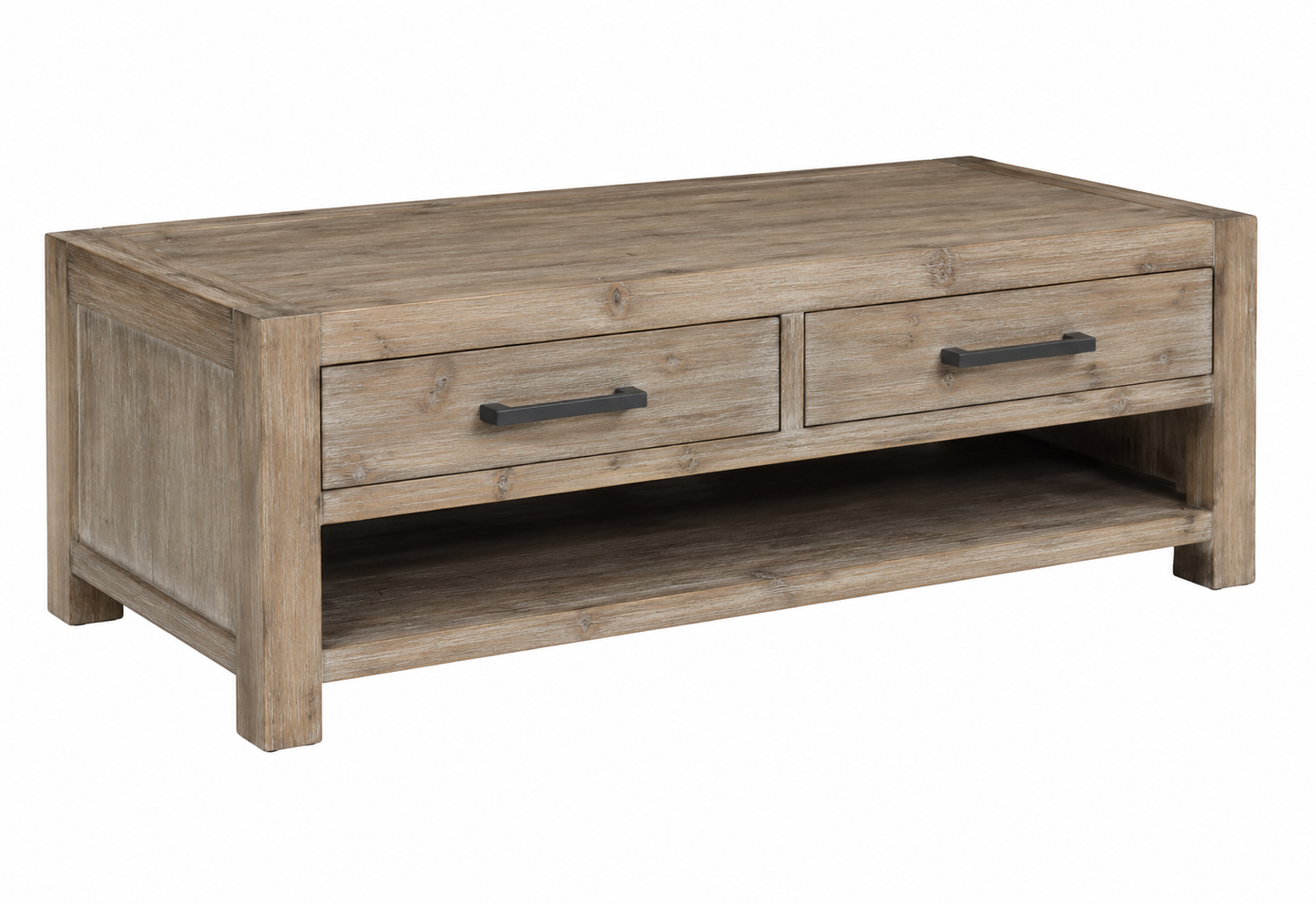 Swan (Aussie Made) 4 Drawers Coffee Table - 1200(W) X 600(D) - Assorted Stained Colour