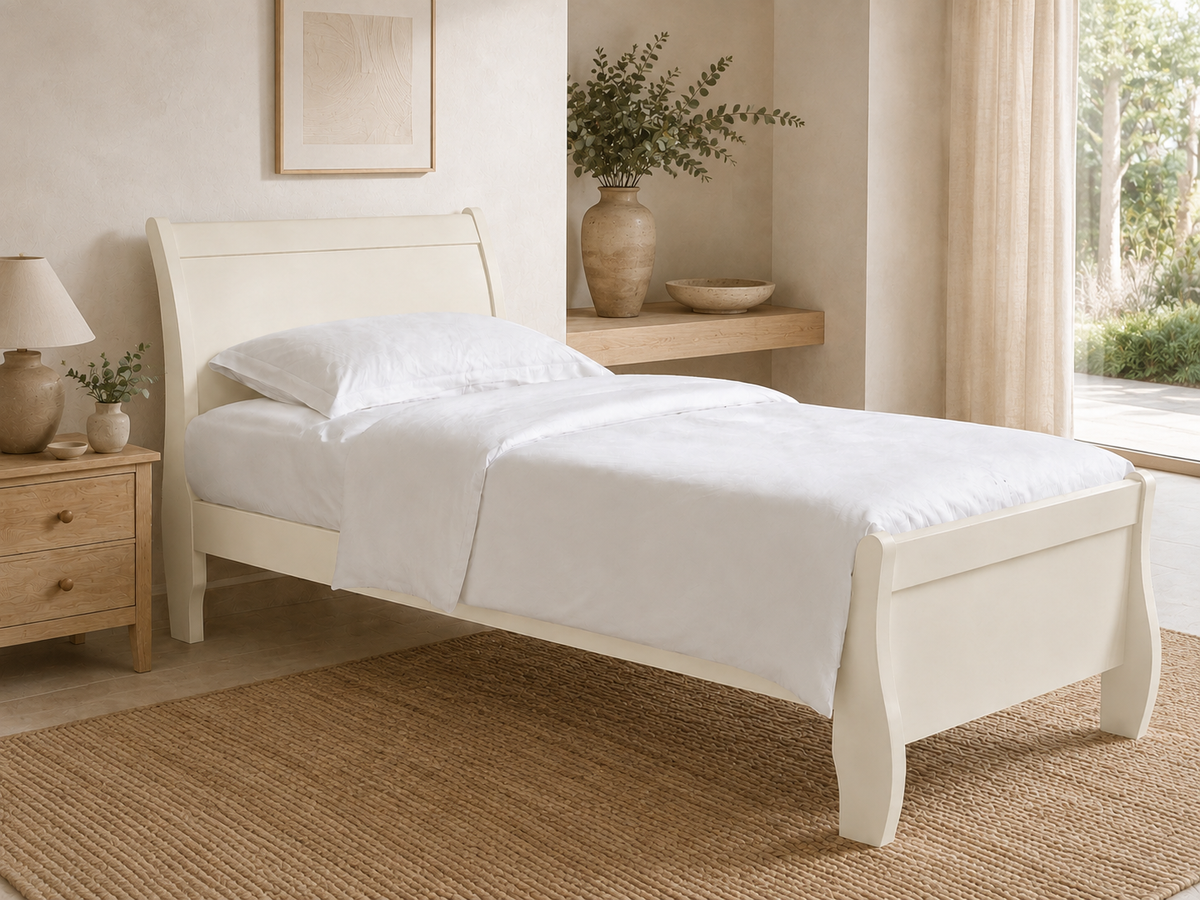 Queen Erina (AUSSIE MADE) Bed - White Or Antique White