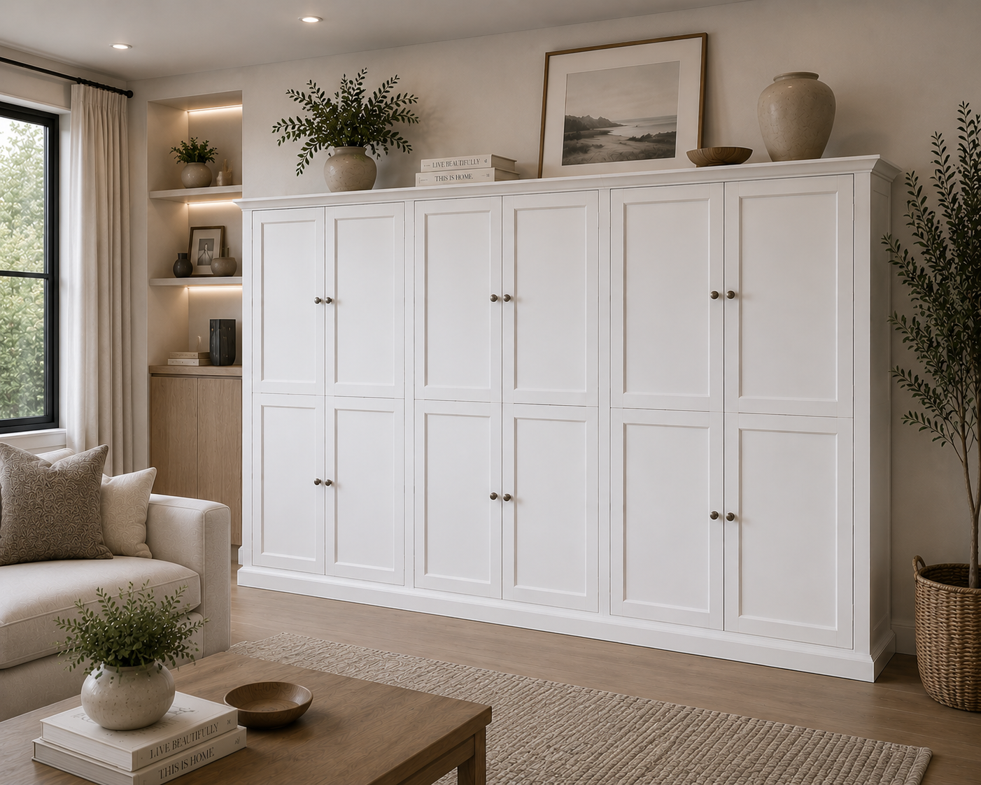 Bayside (AUSSIE MADE) 12 Door Library Unit Collection - Assorted Painted Colours