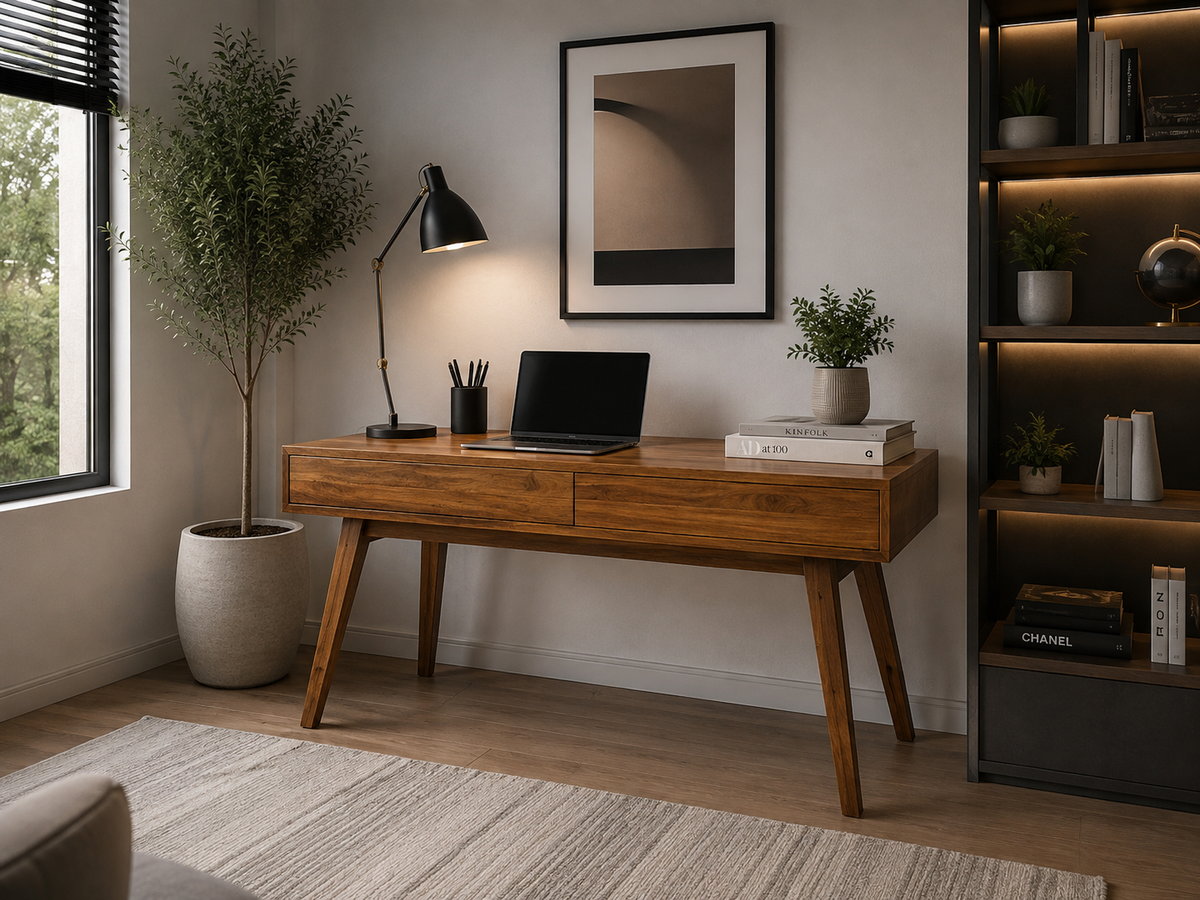 Eureka (AUSSIE MADE) 2 Drawer Desk Collection - Assorted Stained Colours