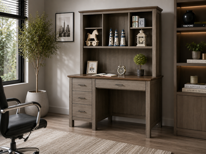 Bonavich (AUSSIE MADE) Desk With Hutch (REVERSIBLE) Collection - Assorted Painted Colours