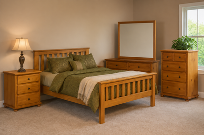 Single Federation (AUSSIE MADE) Bed With Matching Foot End - Assorted Colours