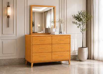 Antarctica (AUSSIE MADE) Dressing Table With Mirror - Assorted Colours
