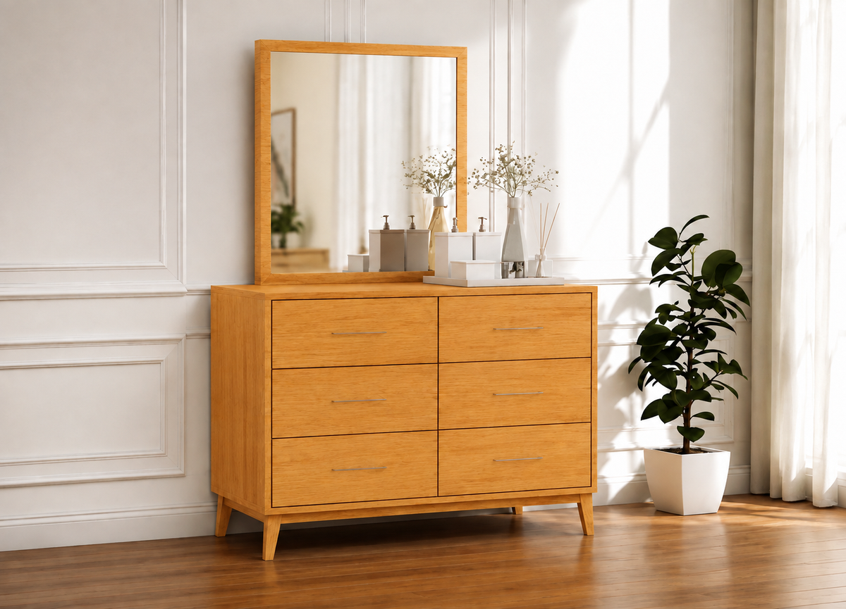 Antarctica (AUSSIE MADE) Dressing Table With Mirror - Assorted Colours