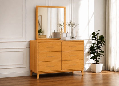 Antarctica (AUSSIE MADE) Dressing Table With Mirror - Assorted Colours