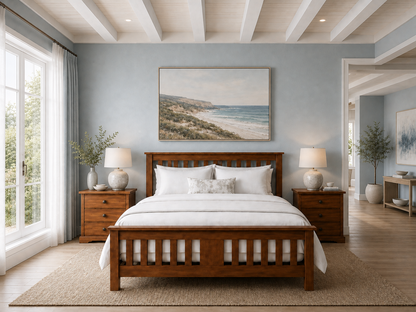 King Single Carrington Bedhead (CUSTOM MADE) Only - Assorted Colours