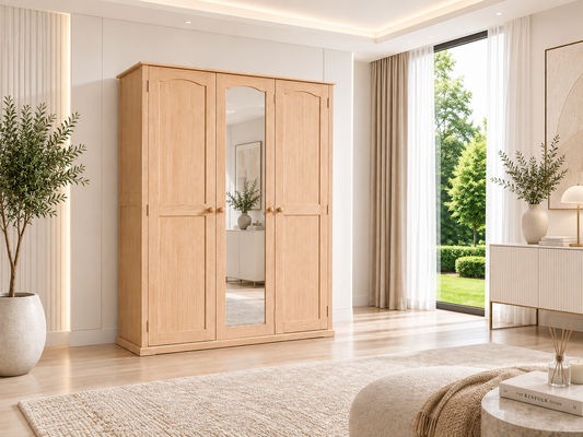 Mudgee (AUSSIE MADE) All Hanging Mirror Wardrobe Collection - Assorted Stained Colours