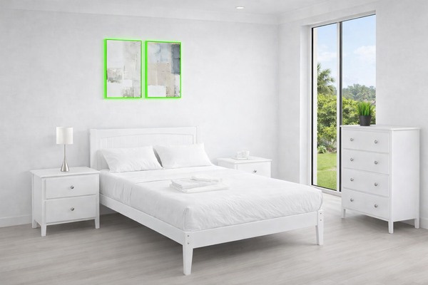 ARIANNE (AUSSIE MADE) KING 4 PIECE (TALLBOY) BEDROOM SUITE - ASSORTED COLOURS