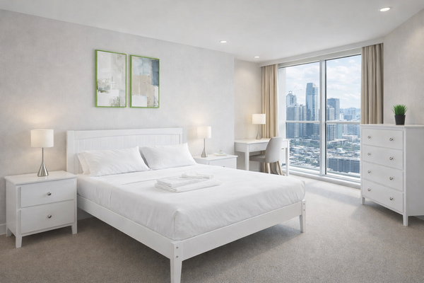 ARIANNE (AUSSIE MADE) KING 6 PIECE (THE LOT) BEDROOM SUITE - ASSORTED COLOURS