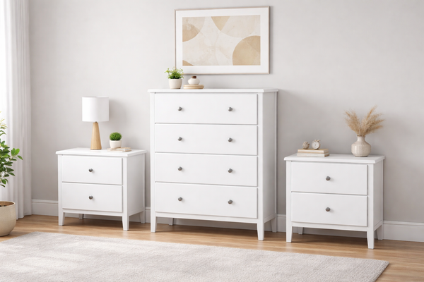 Arianne (AUSSIE MADE) 3 Piece Chest Set (4+2+2) - Assorted Colours