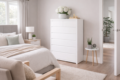 Celine (AUSSIE MADE) Finger Groove Extra Large Tallboy With Extension Runners - 1200(H) X 1200(W) - Assorted Painted Colours