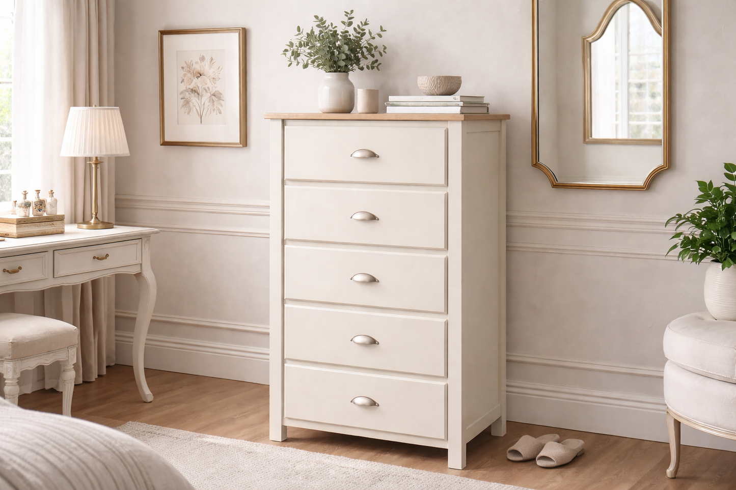 Durant (AUSSIE MADE) 4 Drawer Tallboy - 1000(H) X 800(W) X 450(D) - Assorted Colours