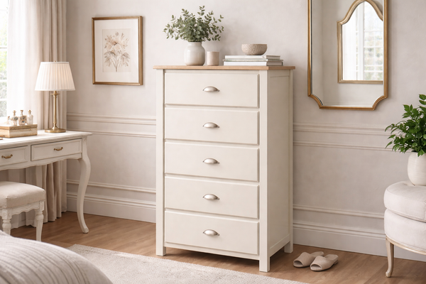 Durant (AUSSIE MADE) 4 Drawer Tallboy - 1000(H) X 800(W) X 450(D) - Assorted Colours