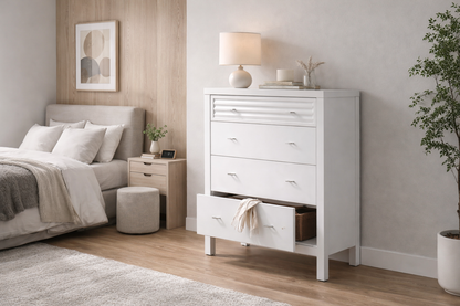 Dallas (AUSSIE MADE) 4 Drawer Tallboy - Assorted Painted Colours