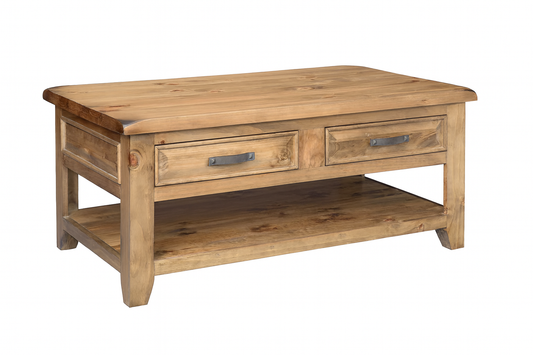 Pinelands Coffee Table (HTGCT) - 1200(W) X 700(D) - Grey Wash (#501) Or Walnut