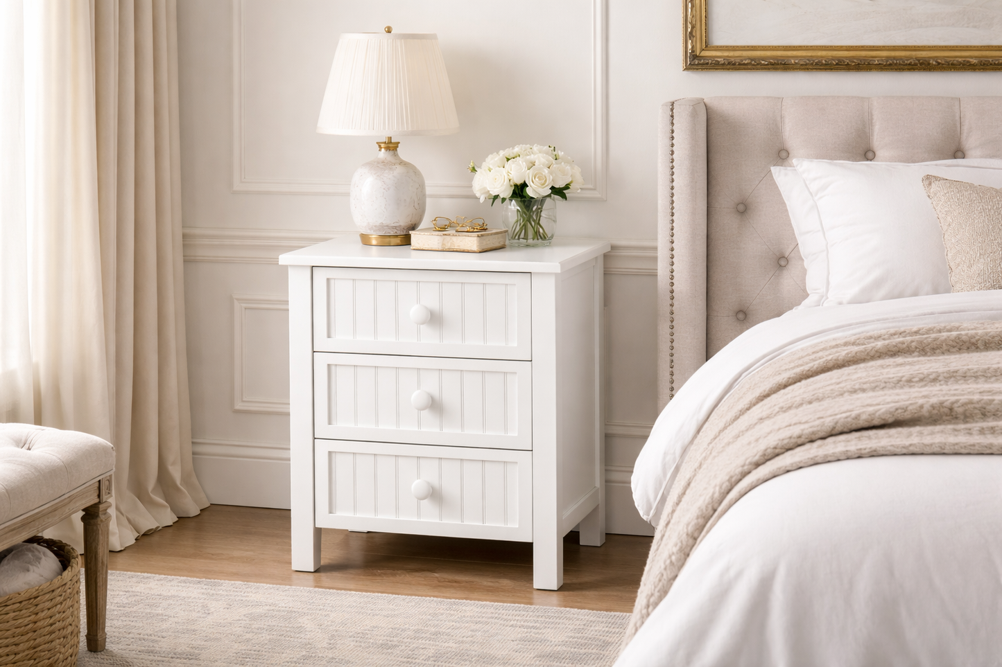 Barrington (AUSSIE MADE) Bedside Table Collection - Assorted Painted Colours