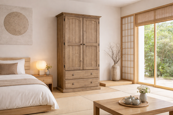 Mudgee (AUSSIE MADE) Wardrobe 2 Door / 2 Drawer Collection - Assorted Stained Colours