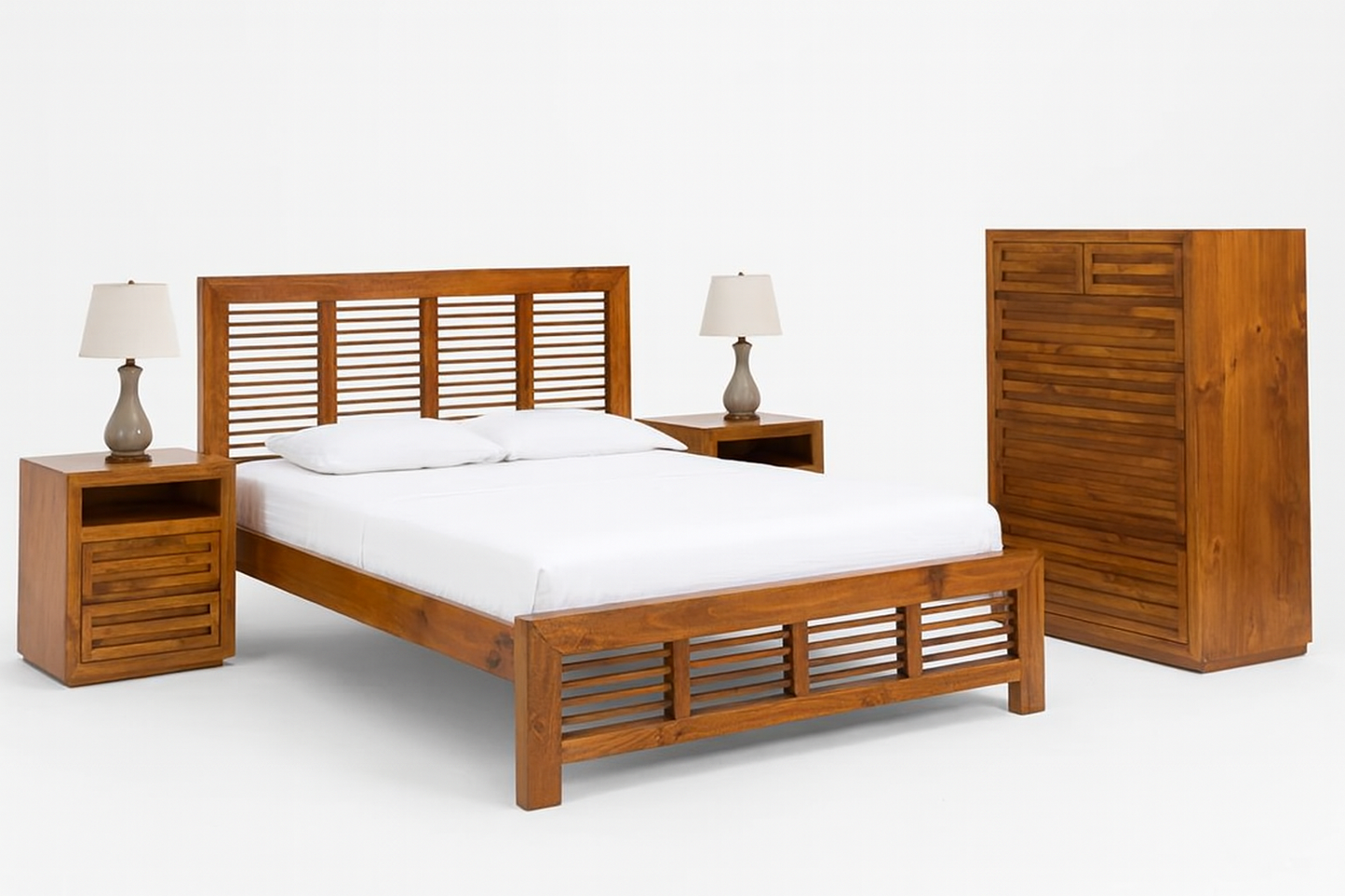 KING MANLY (AUSSIE MADE) BED - ASSORTED COLOURS