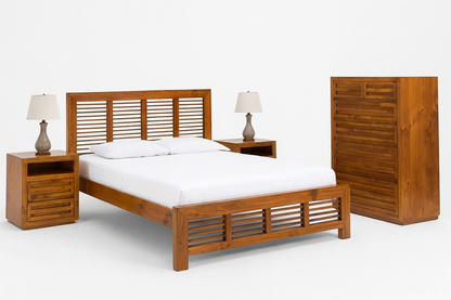 KING MANLY (AUSSIE MADE) BED - ASSORTED COLOURS