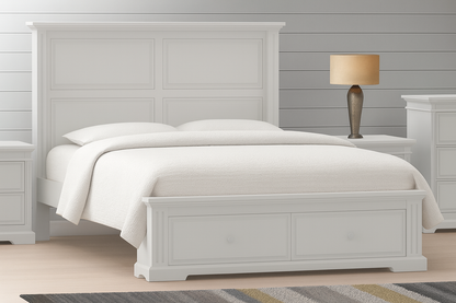 DOUBLE TUDOR BEDHEAD (CUSTOM MADE) ONLY - ASSORTED COLOURS