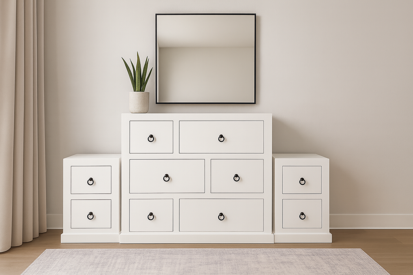 Bono (AUSSIE MADE) 3 Piece Chest Set (6+2+2) - Assorted Painted Colours