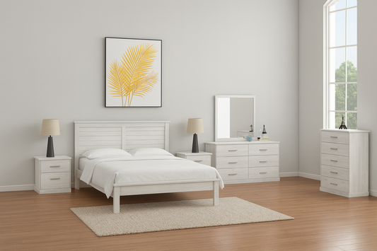 Single Bayside (AUSSIE MADE) Bed With Dooner Foot - Assorted Colours